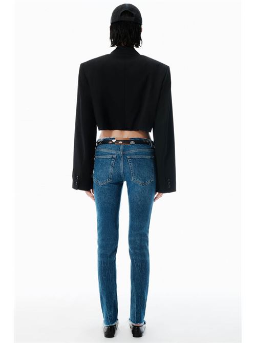Crop jacket with logo ALEXANDER WANG | 1WC3252680001
